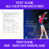 Human Anatomy & Physiology 11th Edition by Elaine N Marieb Test Bank, All Chapters Included