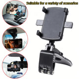 Car Phone Holder Mount – 360° Rotating Dashboard Clip, Universal Phone Stand for Cars & Trucks, Durable & Anti-Shake Design