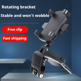 Car Phone Holder Mount – 360° Rotating Dashboard Clip, Universal Phone Stand for Cars & Trucks, Durable & Anti-Shake Design