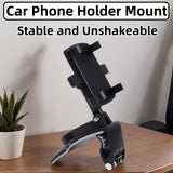 Car Phone Holder Mount – 360° Rotating Dashboard Clip, Universal Phone Stand for Cars & Trucks, Durable & Anti-Shake Design